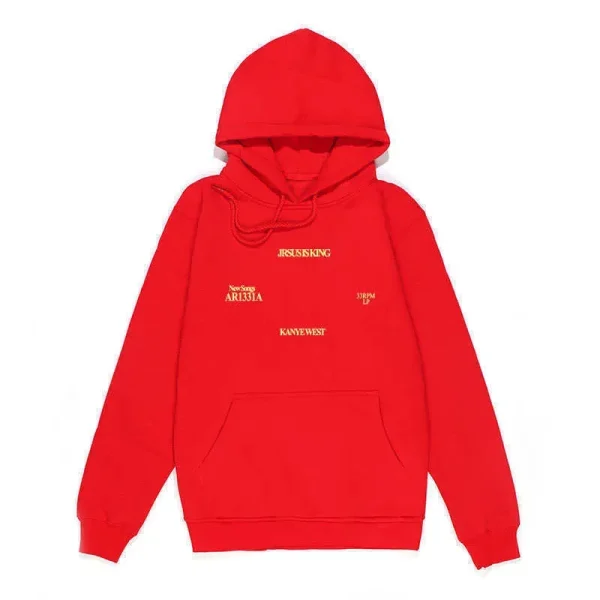 Jesus is King Red Hoodie