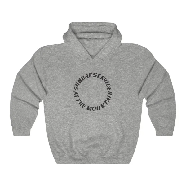 Kanye West Sunday Service Grey Cotton Hoodie