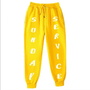 Kanye West Sunday Service Yellow Sweatpants