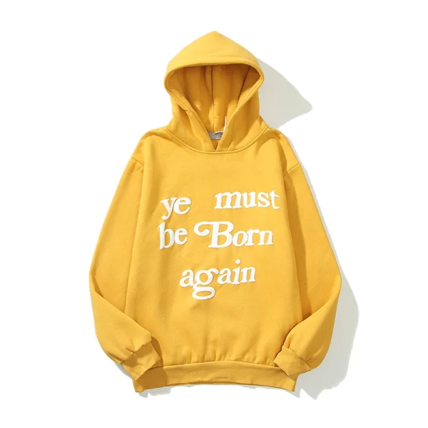 Yellow Ye Must Be Born Again Stranger Things Hoodie