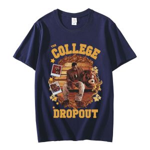 Kanye West The College Dropout Blue Shirt