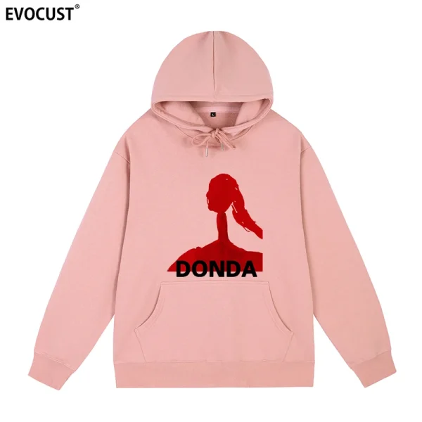 Kanye West Donda Hoodie Pink Hip Hop