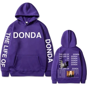 Kanye West Donda Hoodie Purple