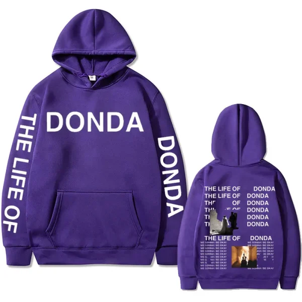 Kanye West Donda Hoodie Purple