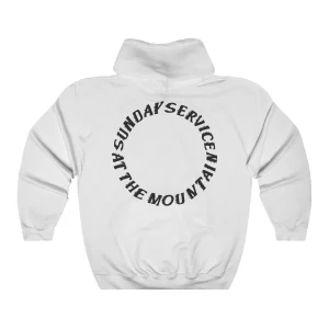 Kanye West Sunday Service White Hoodie