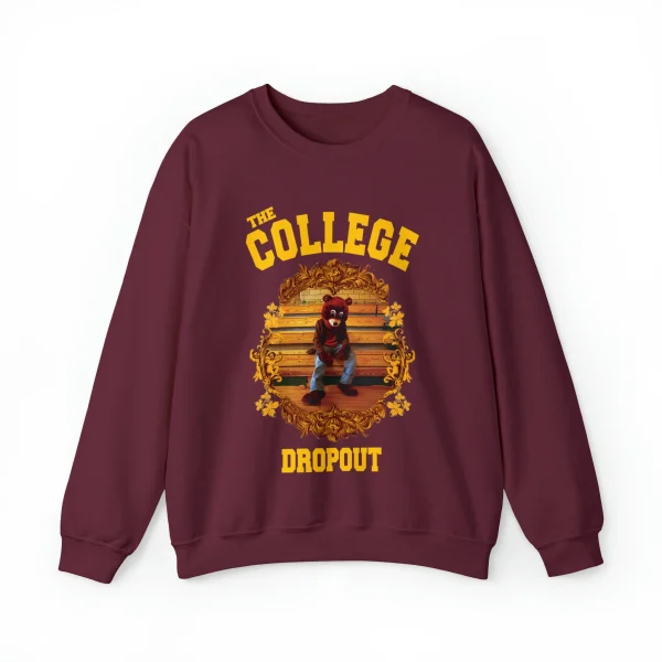 Brown Kanye West The College Dropout Crewneck Sweatshirt